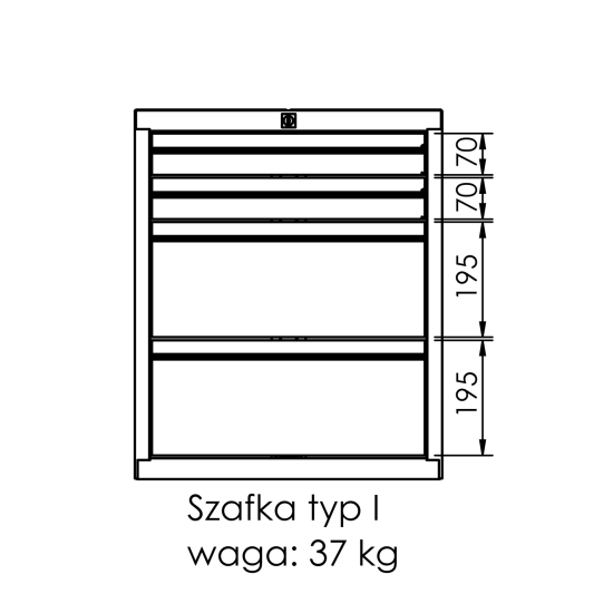 Stół garażowy CARBON CSW 17 iUO